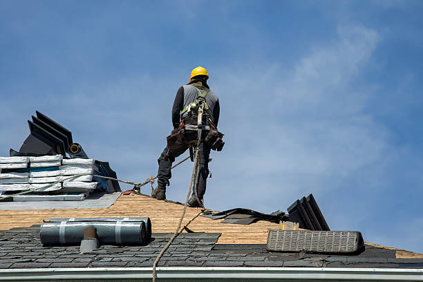 Professional Gutter Installation technician working in Allgood, AL